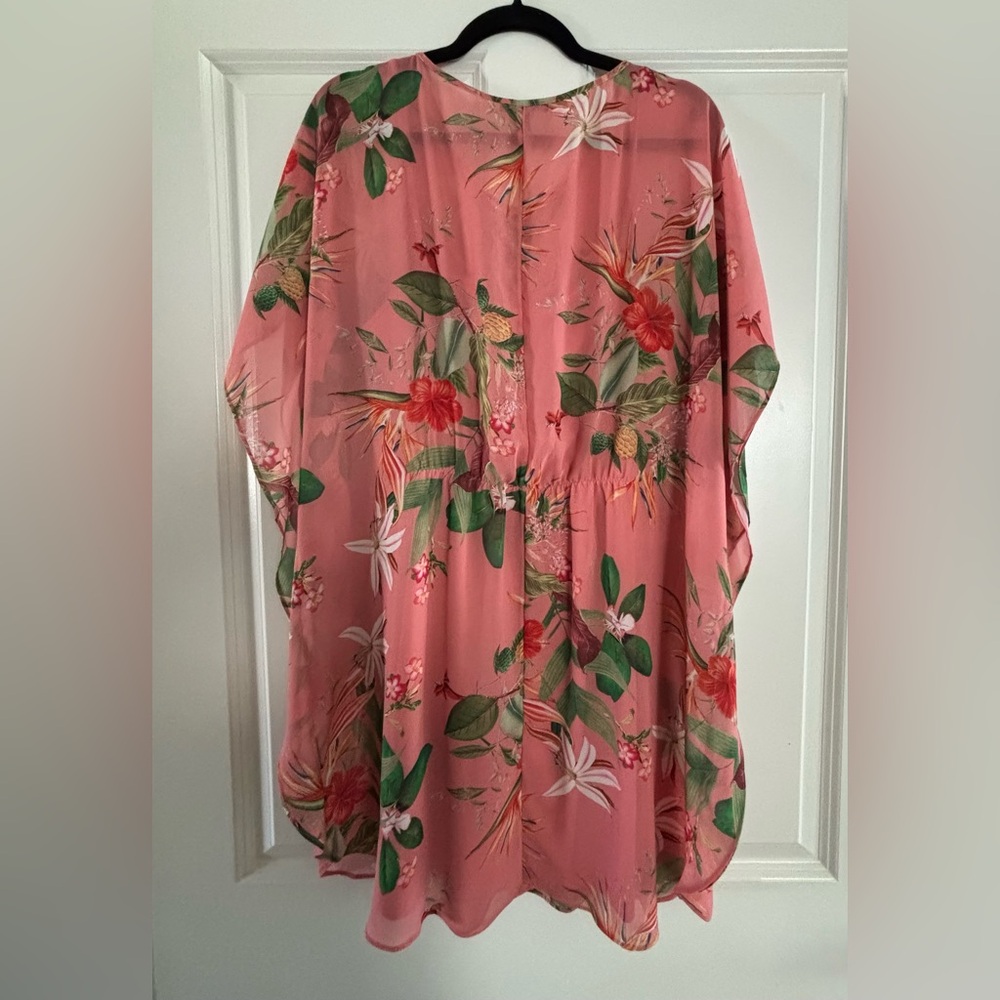 Express Tropical Mini Tunic Dress - Picture 7 of 15